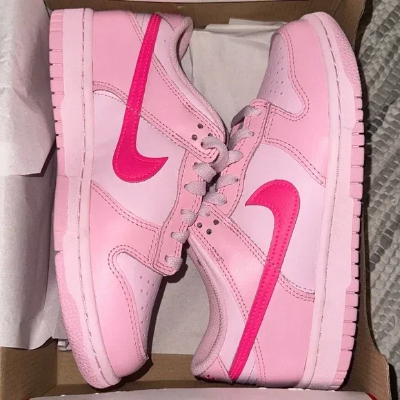 Nike Air Jordan Dunk Low 'Triple Pink' - Stylish Pink Sneakers
