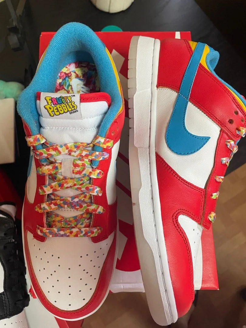 LeBron James x Nike Dunk Low QS 'Fruity Pebbles' Limited Edition Sneakers