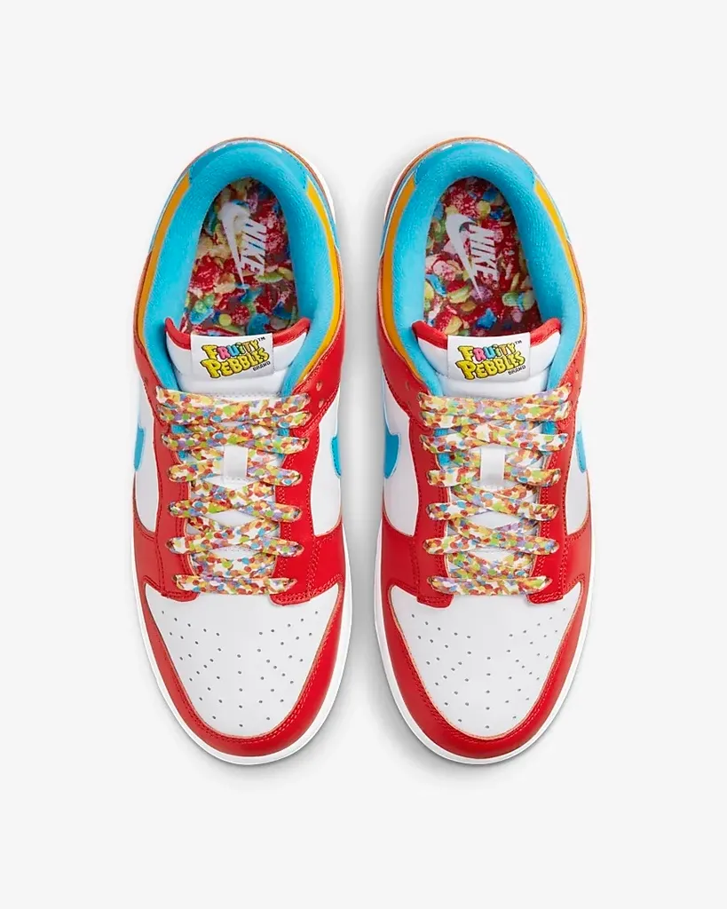 LeBron James x Nike Dunk Low QS 'Fruity Pebbles' Limited Edition Sneakers