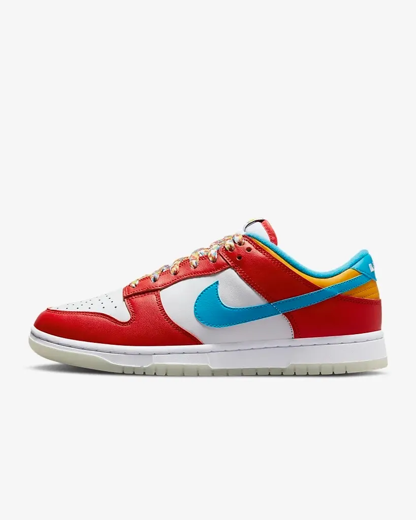 LeBron James x Nike Dunk Low QS 'Fruity Pebbles' Limited Edition Sneakers