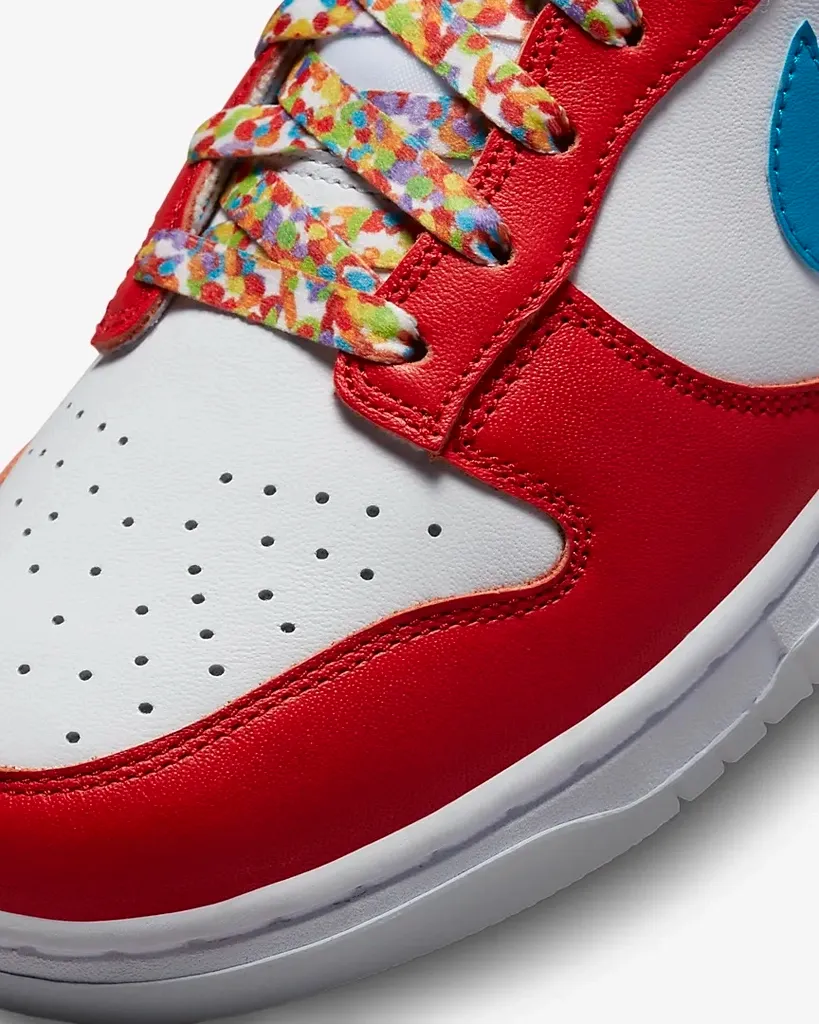 LeBron James x Nike Dunk Low QS 'Fruity Pebbles' Limited Edition Sneakers