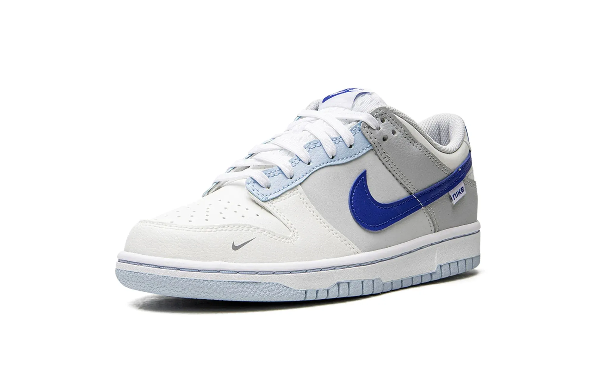 Nike Dunk Low GS 'Ivory/Hyper Royal' Youth Sneakers