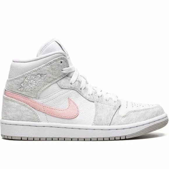 Women's Air Jordan 1 Mid Sneakers - Classic and Stylish Footwear