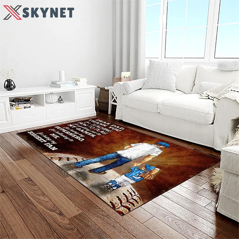 A letter to father, thanks gift to the best dad ever quote area rug meaningful gift for father’s day 17 Rectangle Rug