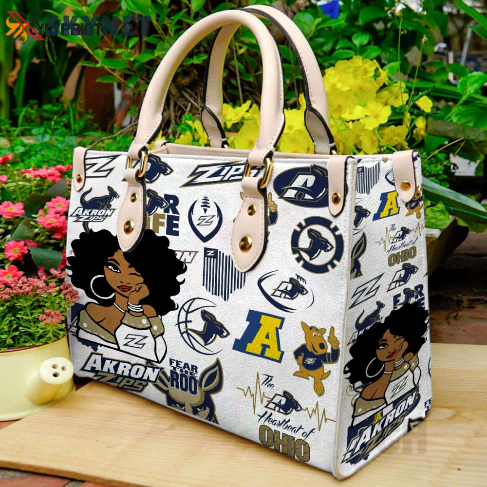 Akron zips leather handbag 1 2638 Women Leather Hand Bag