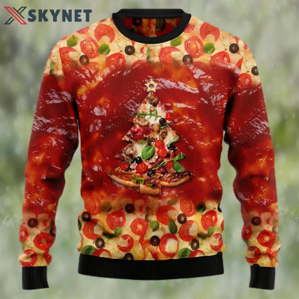 All i want for christmas is pizza ugly christmas sweater Christmas Ugly Sweater