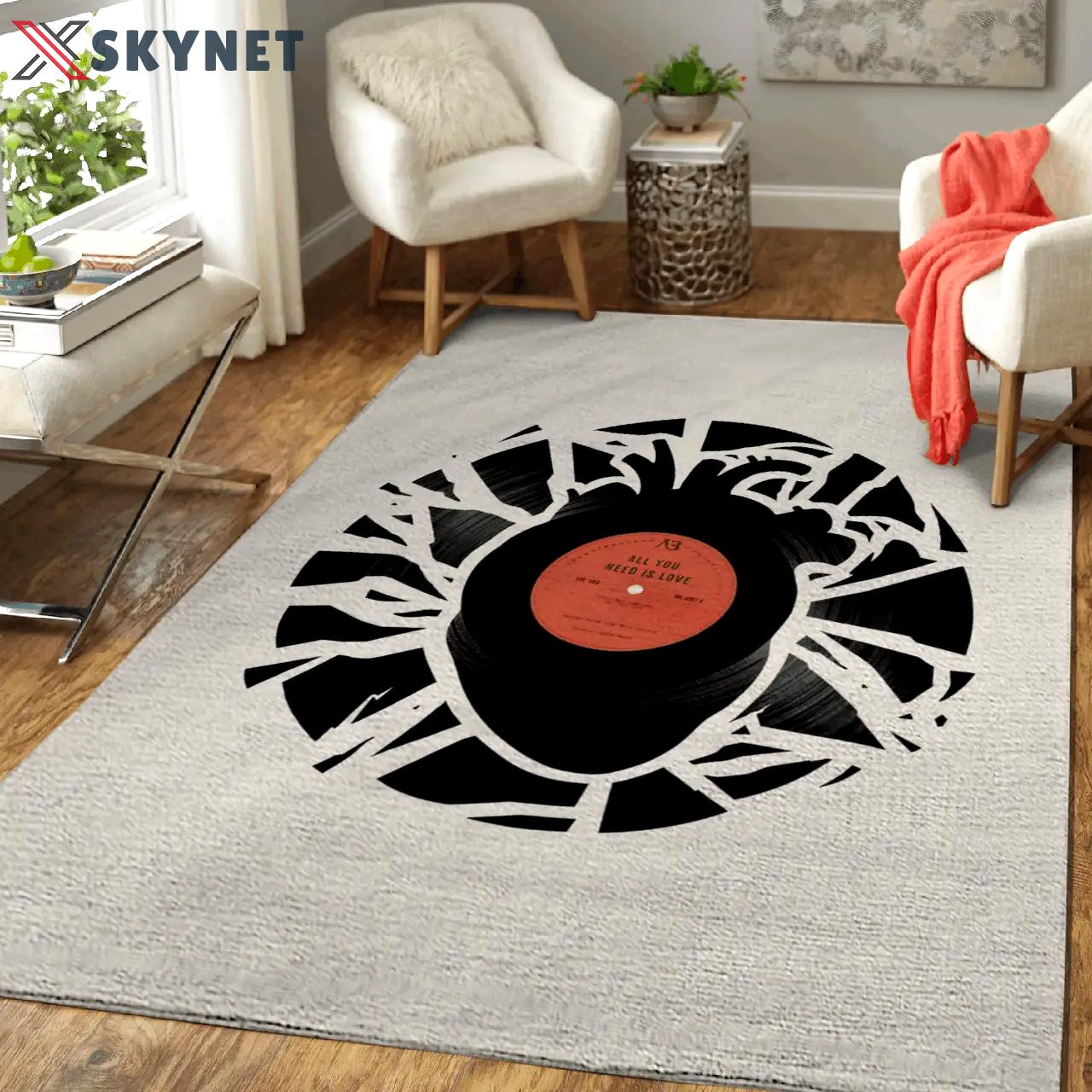 All you need is love music art for fans area rug living room carpet rug regtangle carpet floor decor home decor Rectangle Rug