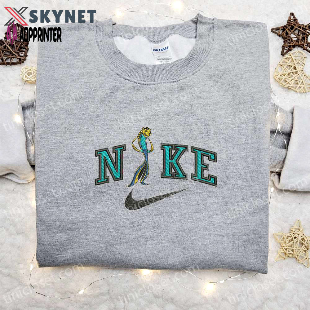 Angie x nike cartoon embroidered hoodie disney characters sweatshirt custom design Embroidered Shirt