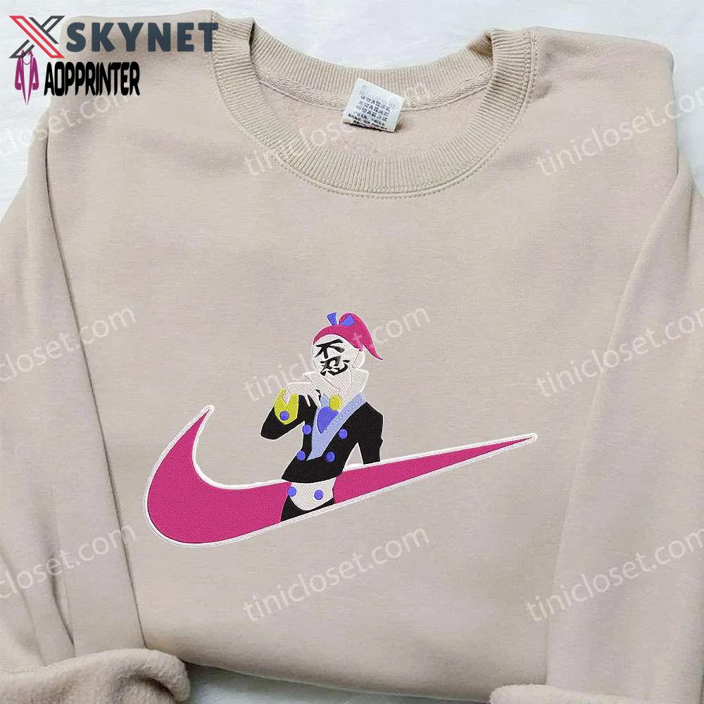 Anime embroidered hoodie & shirts: emonzaemon sōda x nike swoosh katanagatari & nike inspired Embroidered Shirt