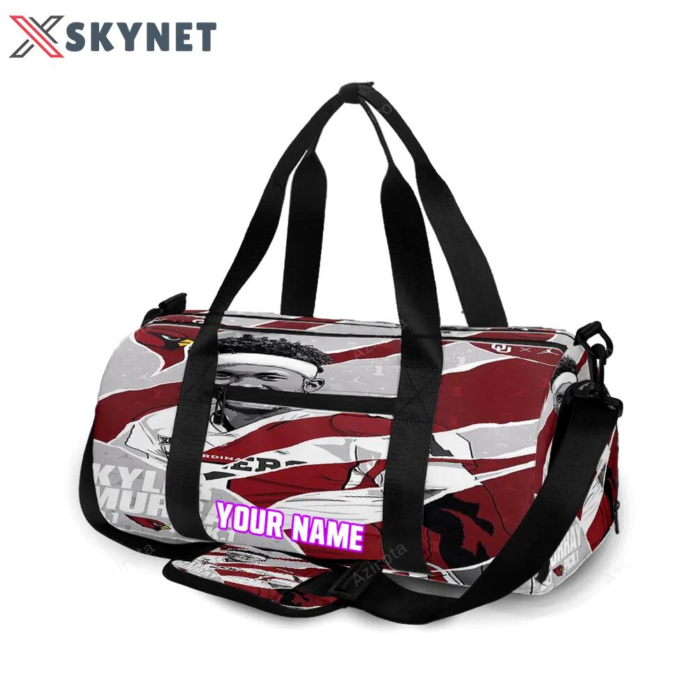 Arizona cardinals kyler murray2 personalized name travel bag gym bag 1193 Travel Bag