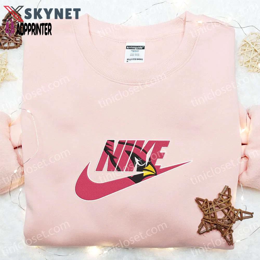 Arizona cardinals nike embroidered shirt & hoodie: ultimate nfl fandom gift idea! Embroidered Shirt