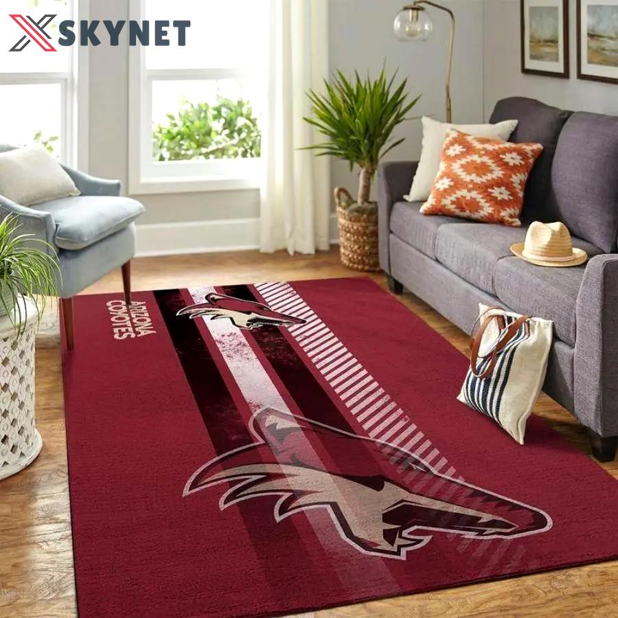Arizona coyotes nhl rug living room carpet christmas gift rcdd81f35011 Rectangle Rug