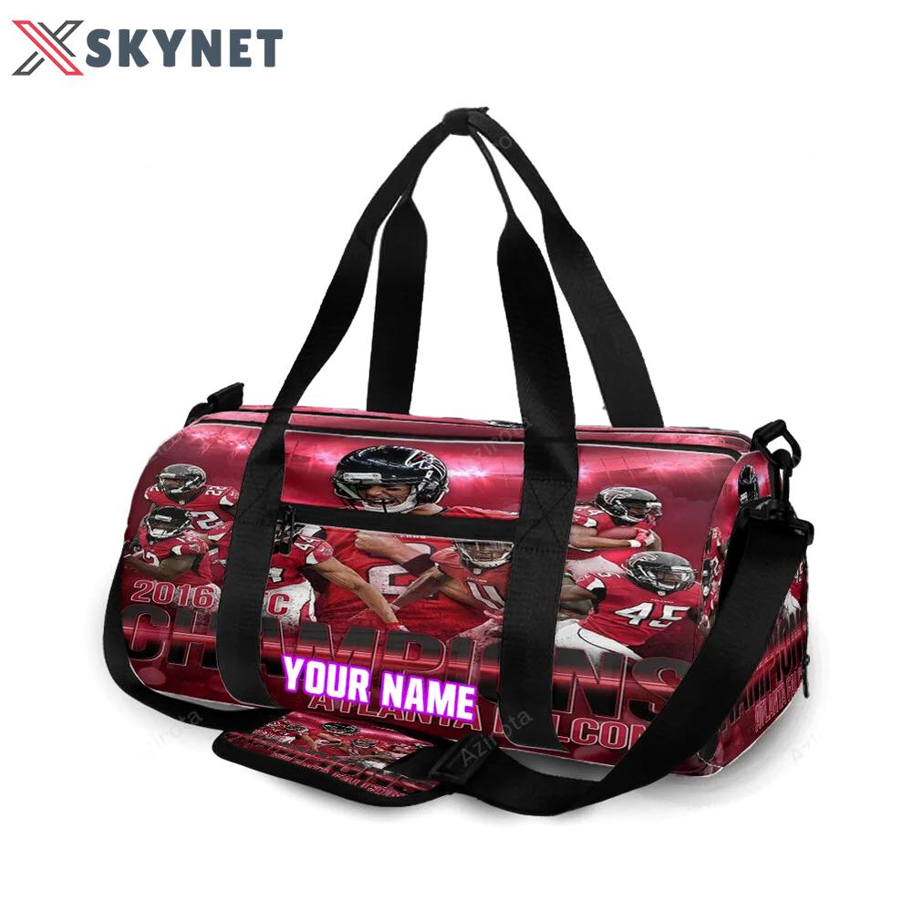 Atlanta falcons champions 2016 personalized name travel bag gym bag 151 Travel Bag