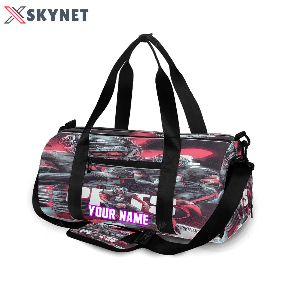 Atlanta falcons kyle pitts 8 personalized name travel bag gym bag 1442 Travel Bag