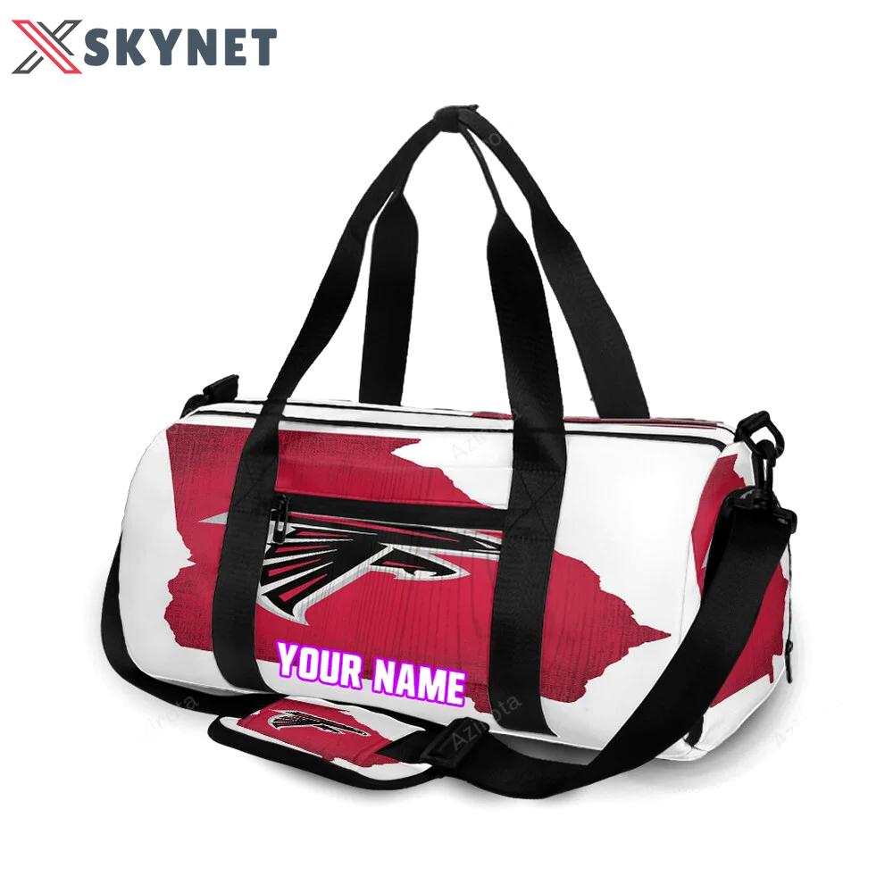 Atlanta falcons map2 personalized name travel bag gym bag 1791 Travel Bag