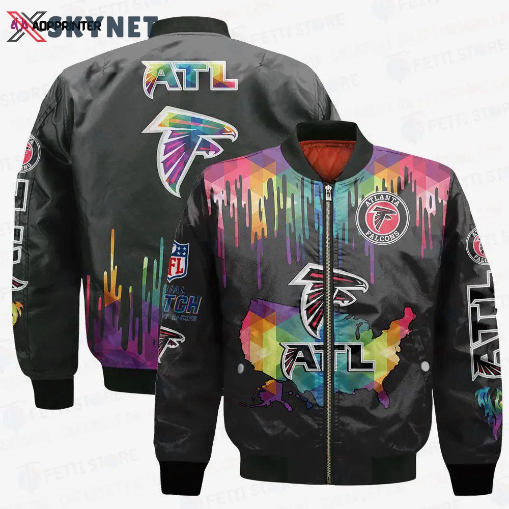 Atlanta falcons – national football league aop bomber jacket v3 Bomber Jacket