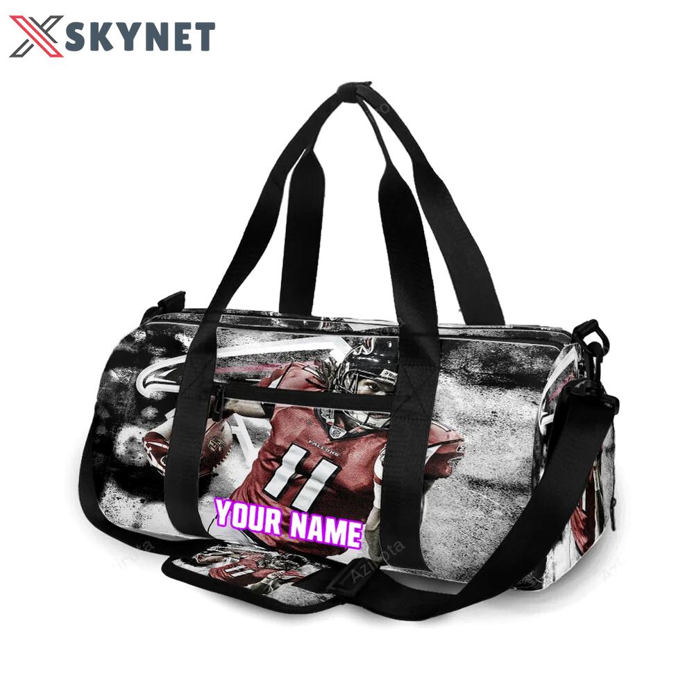 Atlanta falcons player 11 personalized name travel bag gym bag 2089 Travel Bag