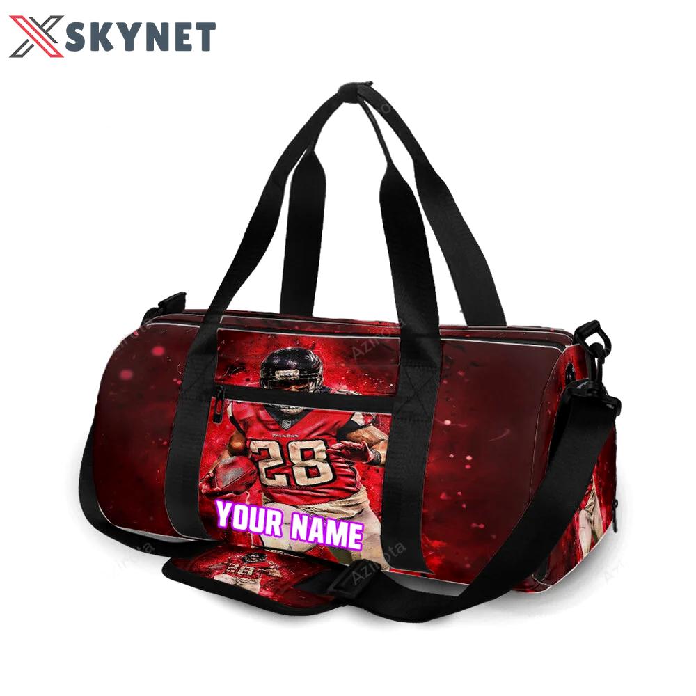 Atlanta falcons terron ward 28 v2 personalized name travel bag gym bag 1645 Travel Bag