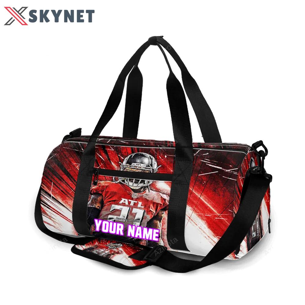 Atlanta falcons todd gurley 21 v2 personalized name travel bag gym bag 2077 Travel Bag