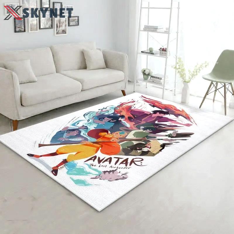 Avatar aang area rug living room and bed room rug rug regtangle carpet floor decor home decor Rectangle Rug