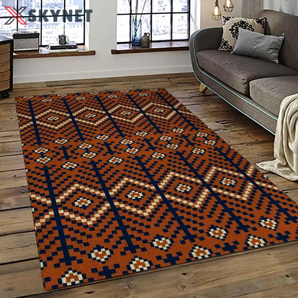 Aztec southwestern geometric shape pattern carpet area rug best gift for home decor event gift asg79 Rectangle Rug