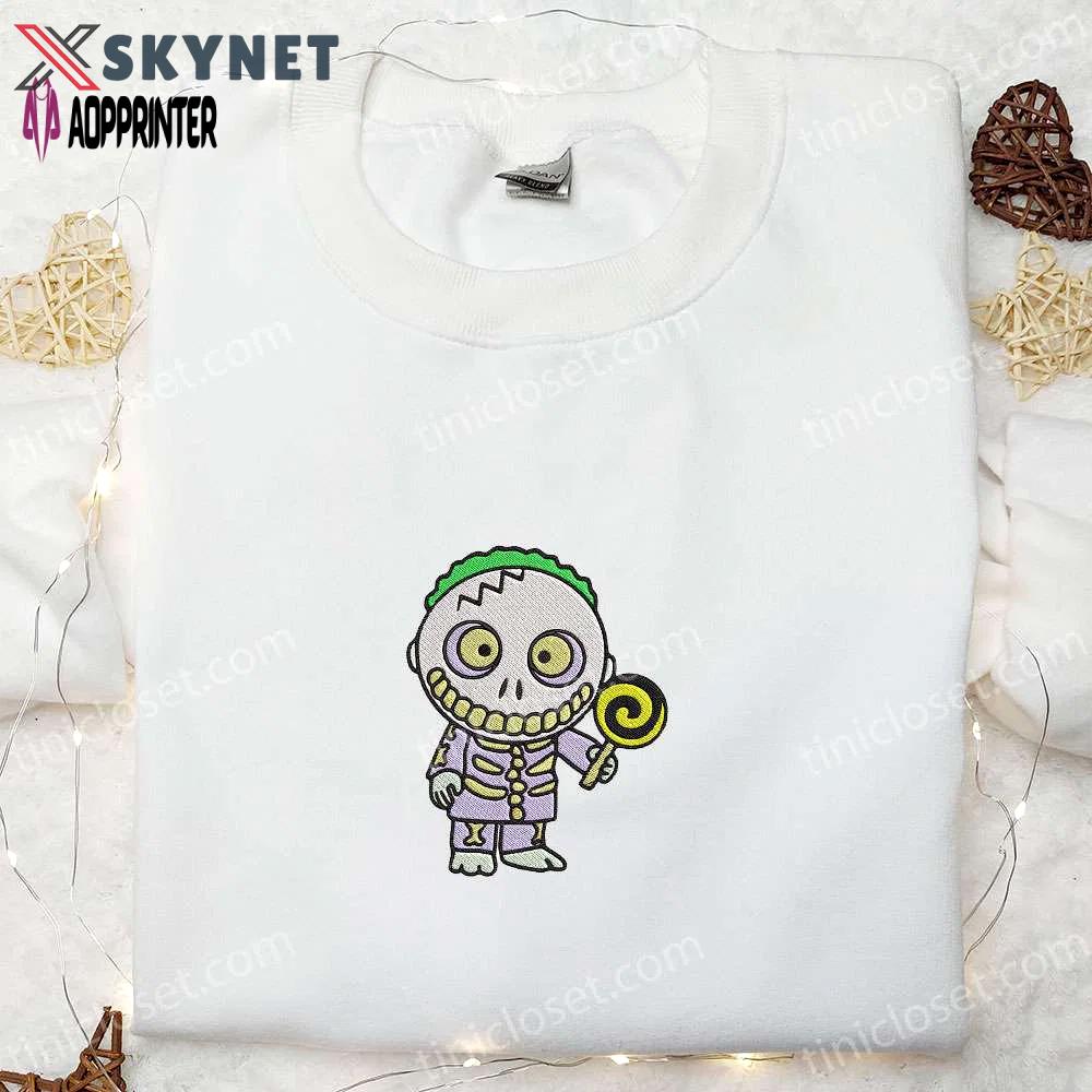 Baby barrel embroidered sweatshirt & halloween hoodie – best halloween gift ideas Embroidered Shirt