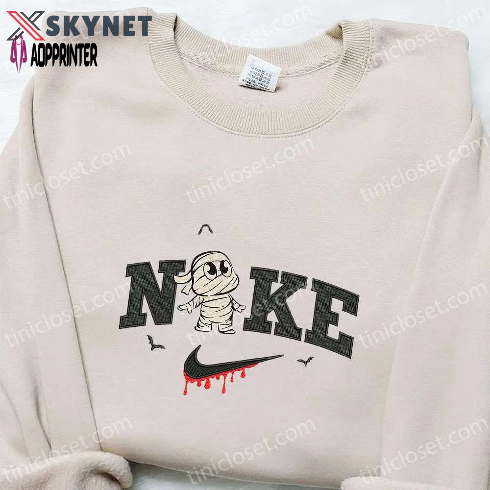 Baby mummy x nike embroidered sweatshirt: halloween gift ideas Embroidered Shirt