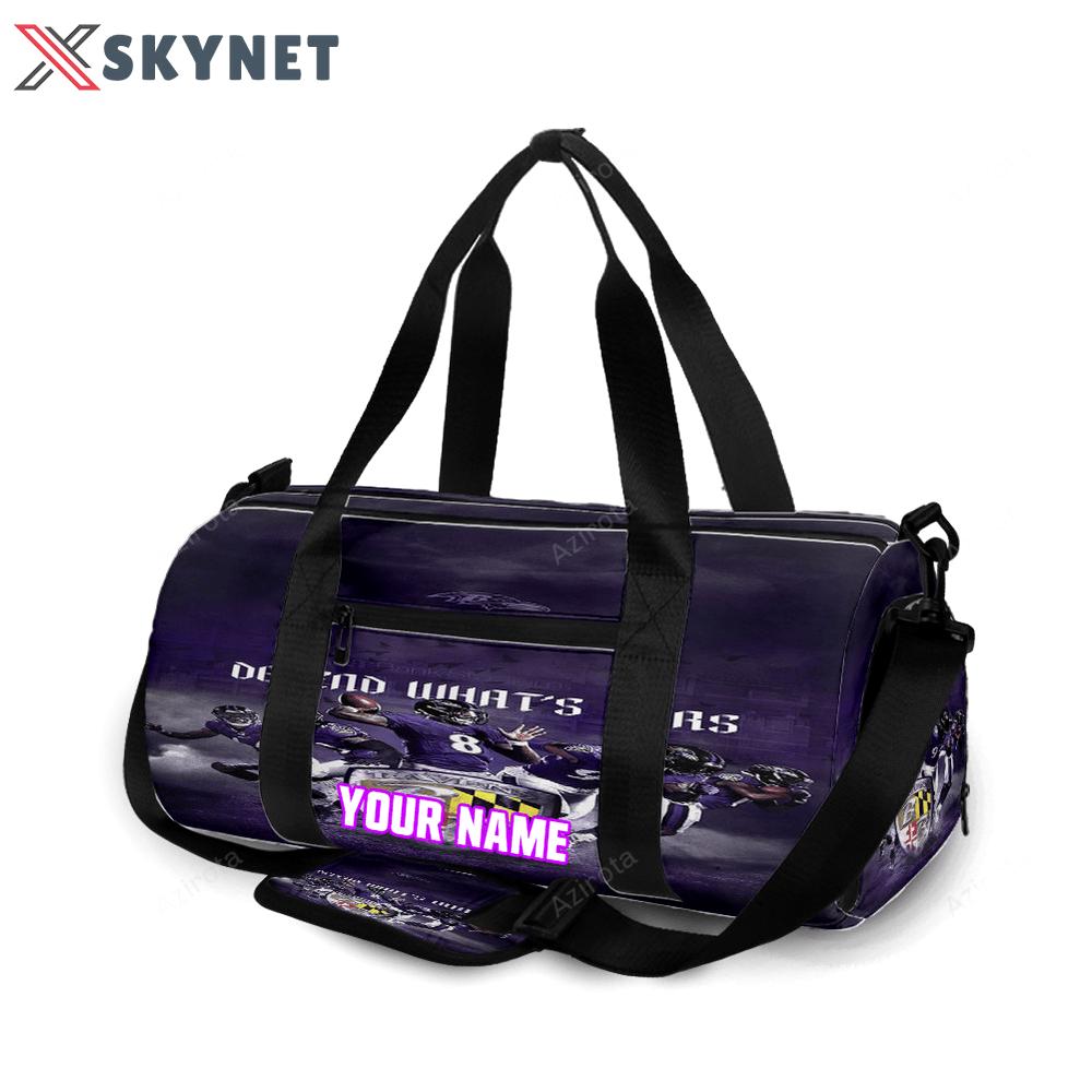 Baltimore ravens oefend whats ours personalized name travel bag gym bag 1205 Travel Bag