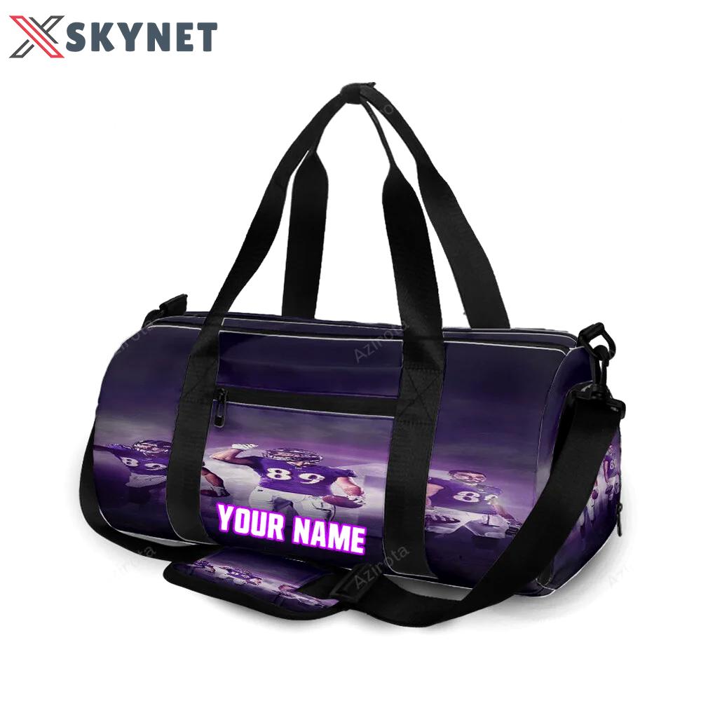 Baltimore ravens team10 personalized name travel bag gym bag 717 Travel Bag