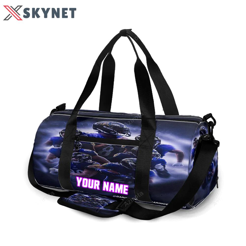 Baltimore ravens team13 personalized name travel bag gym bag 2071 Travel Bag