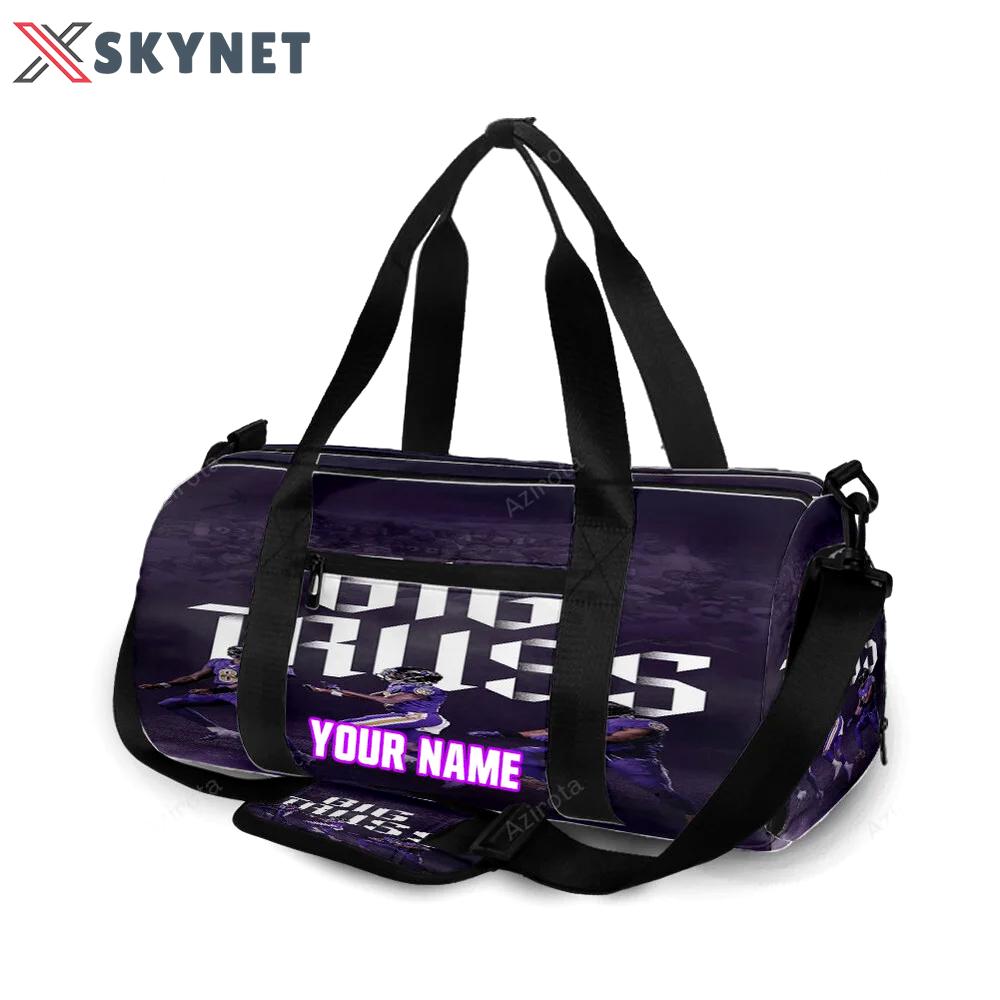 Baltimore ravens team14 big truss personalized name travel bag gym bag 290 Travel Bag