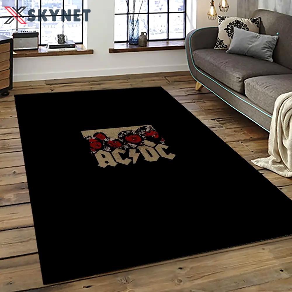 Band ac/dc music carpet rectangle area rug for living room bedroom decor acdc15 Rectangle Rug