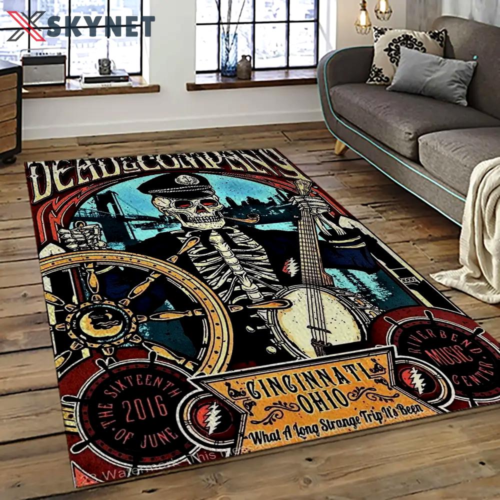 Band grateful dead music carpet rectangle area rug for living room bedroom decor grd13 Rectangle Rug