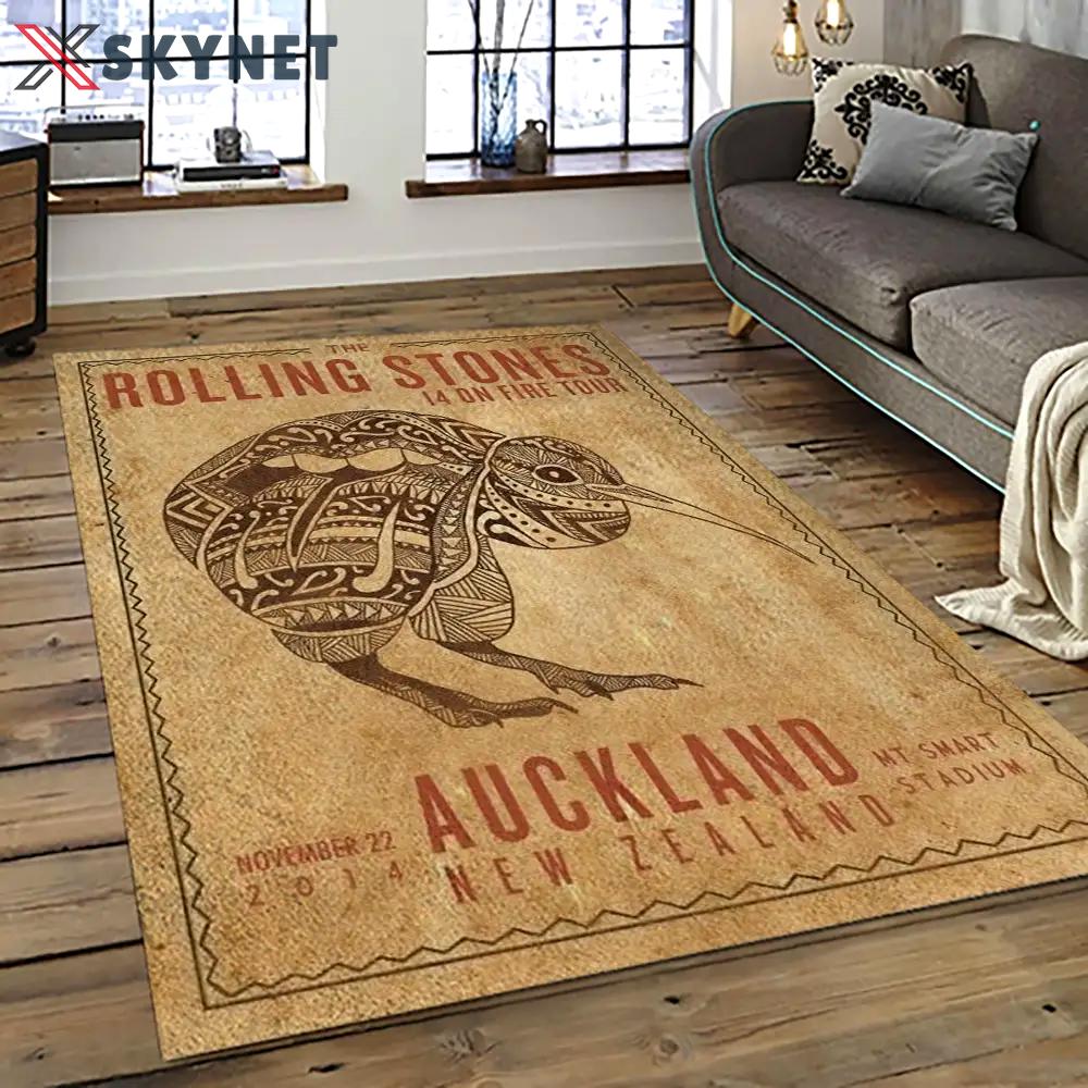 Band the rolling stones music carpet rectangle area rug for living room bedroom decor trs16 Rectangle Rug