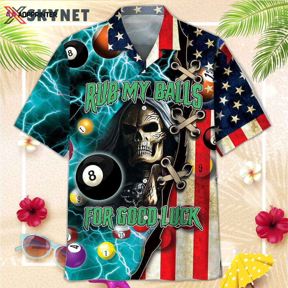 Billiard luck hawaiian shirt, gift for men women Hawaii Shirt