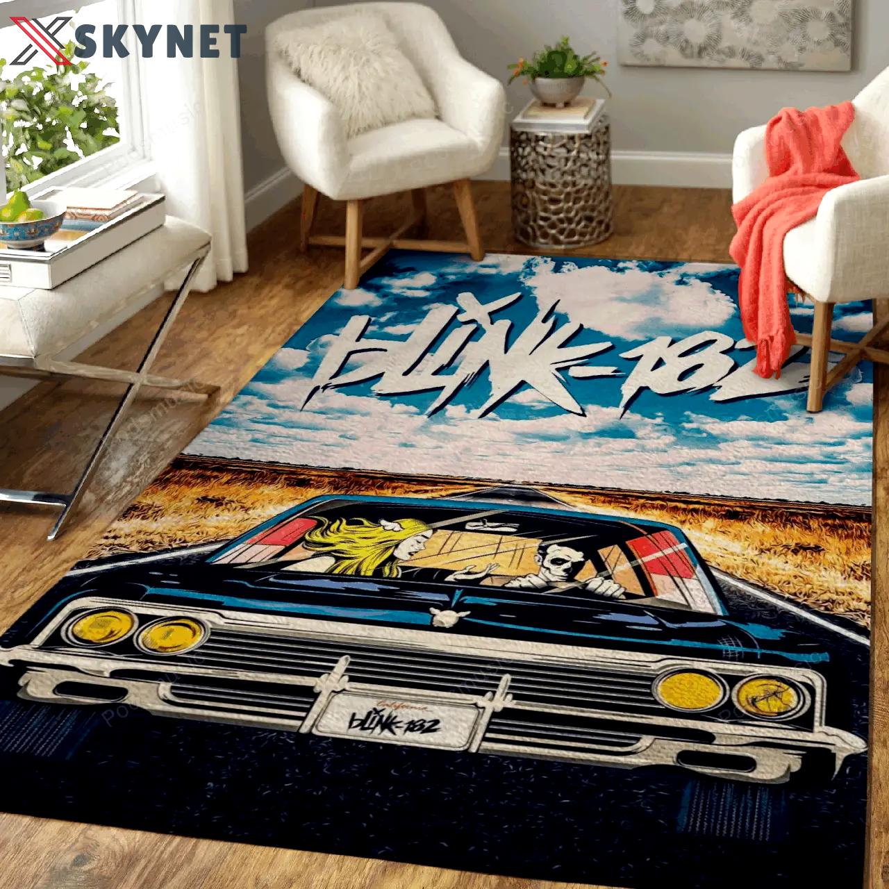 Blink 182 music artworks art for fans area rug living room carpet rug regtangle carpet floor decor home decor Rectangle Rug