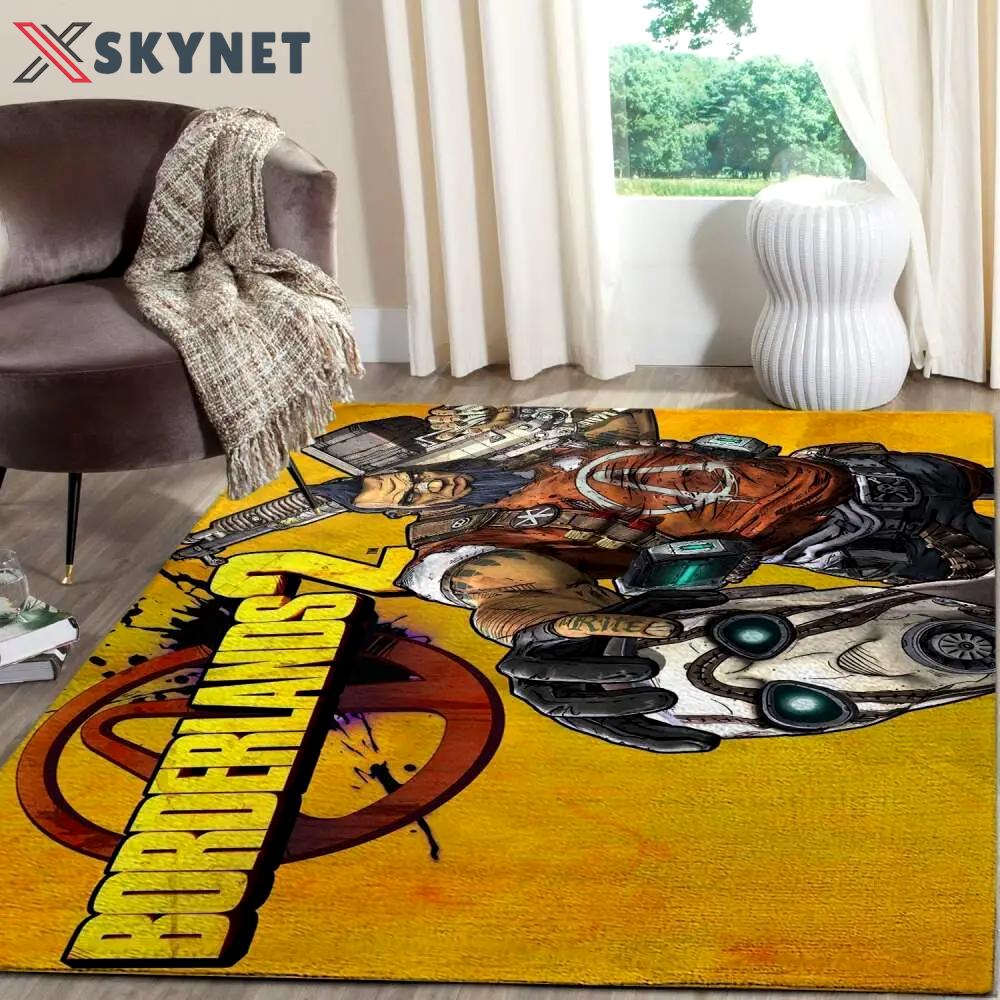 Borderlands gaming area rugs living room carpet fn140115 rug regtangle carpet floor decor home decor Rectangle Rug