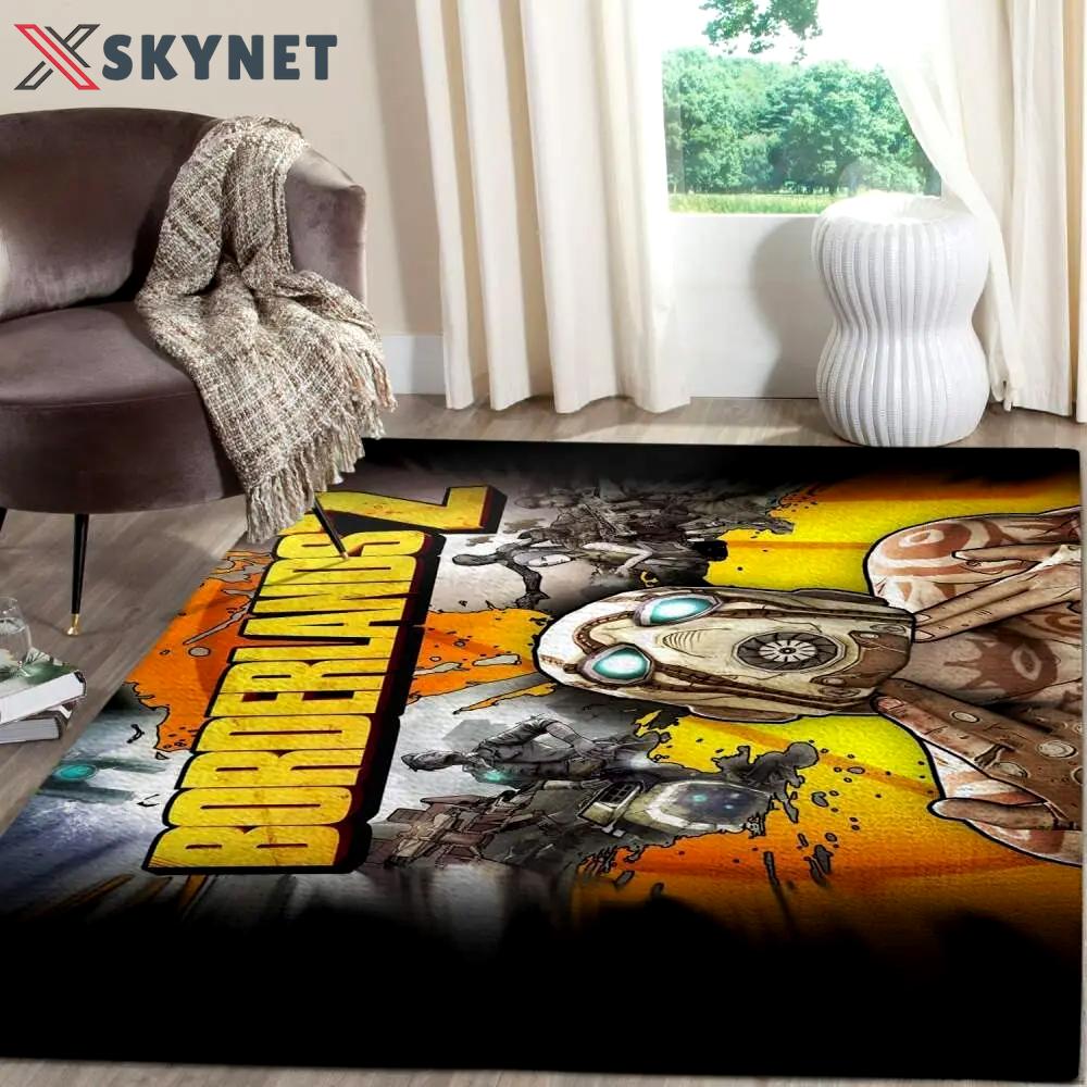 Borderlands gaming area rugs living room carpet fn140119 rug regtangle carpet floor decor home decor Rectangle Rug