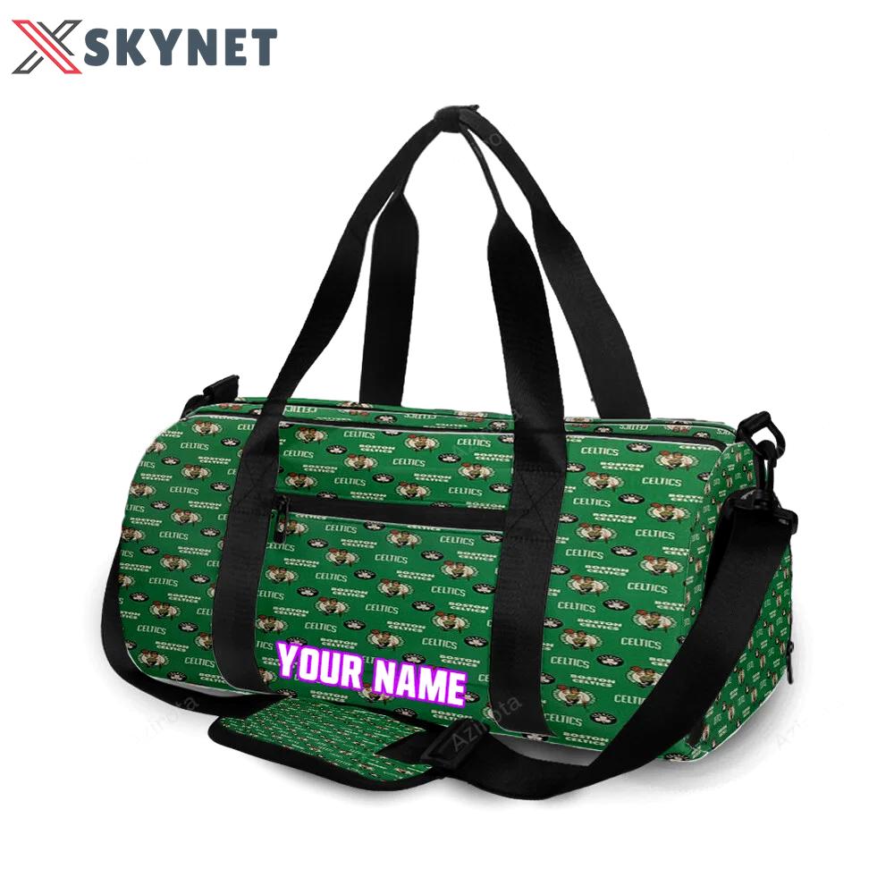 Boston celtics 4 personalized name travel bag gym bag 2048 Travel Bag