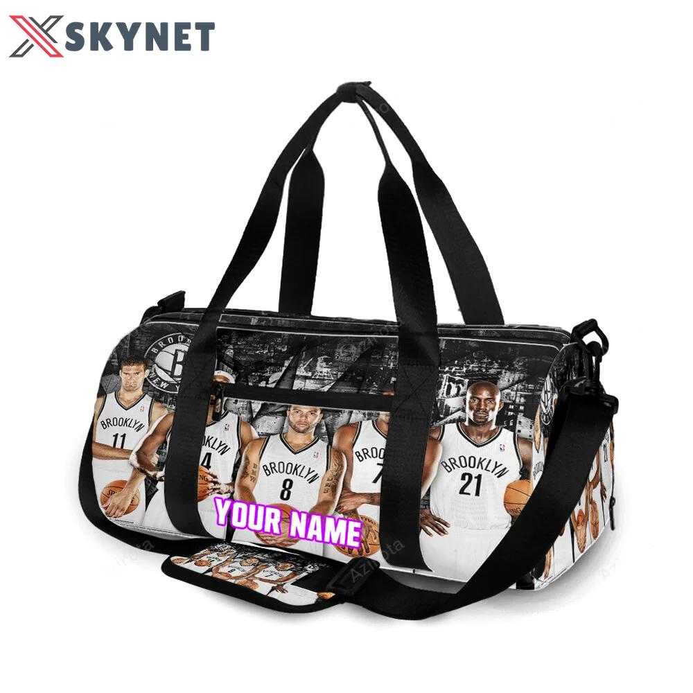 Brooklyn nets all players5 personalized name travel bag gym bag 62 Travel Bag