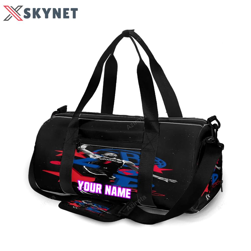 Brooklyn nets kevin durant3 personalized name travel bag gym bag 971 Travel Bag