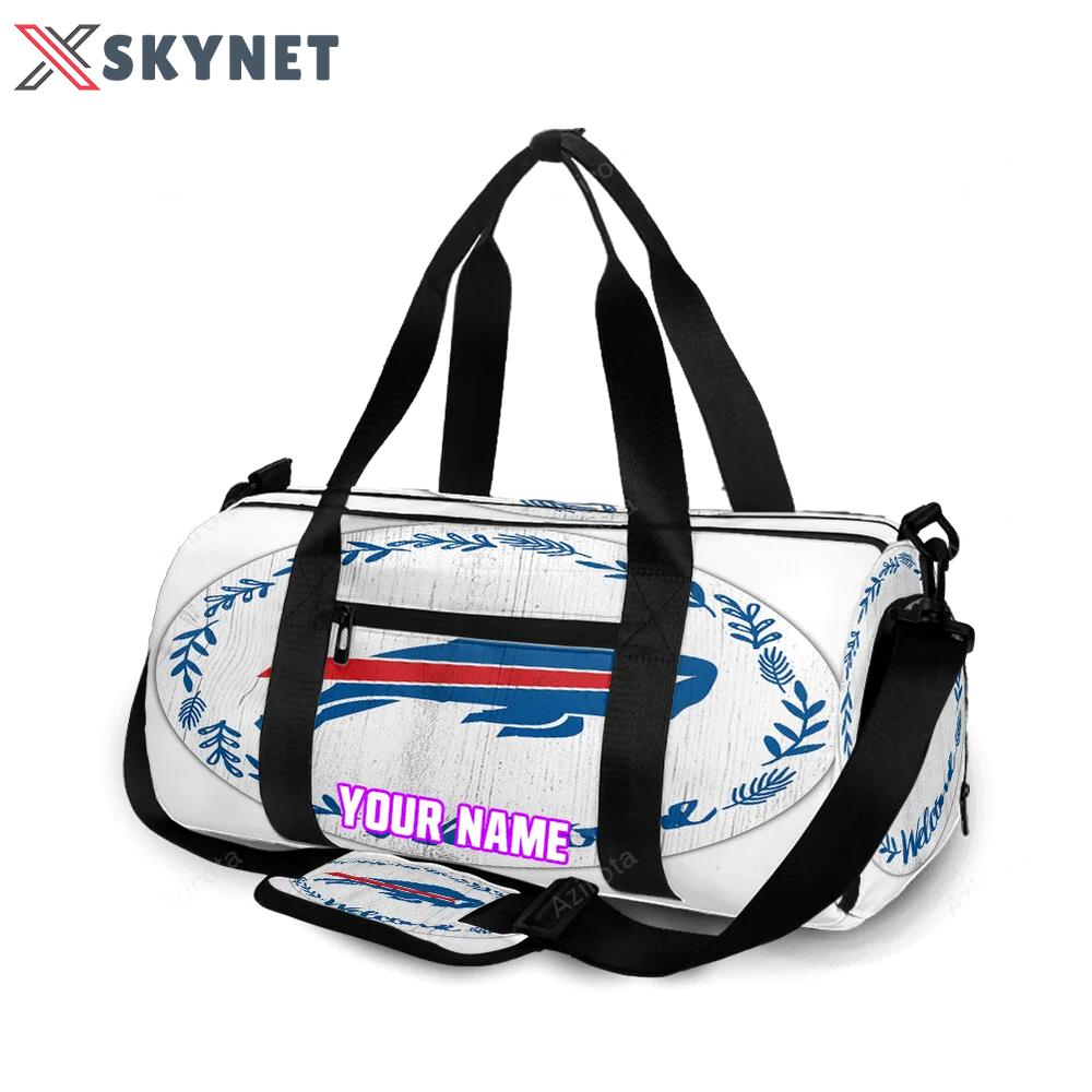 Buffalo bills logo v11 personalized name travel bag gym bag 1532 Travel Bag