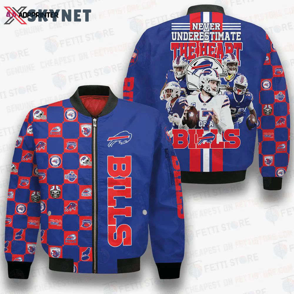 Buffalo bills nfl 2023 unisex aop bomber jacket Bomber Jacket