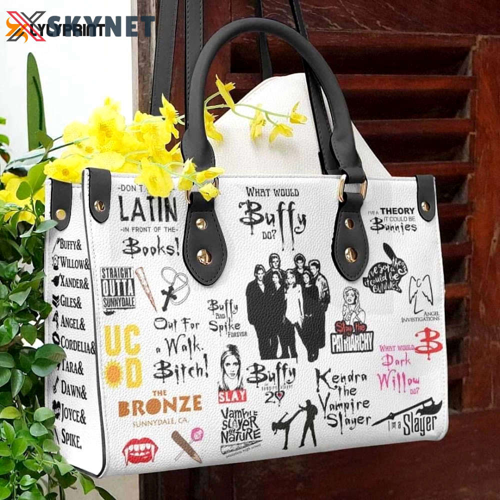 Buffy the vampire slayer leather hand bag gift for women’s day: perfect women s day gift! 3699 Women Leather Hand Bag
