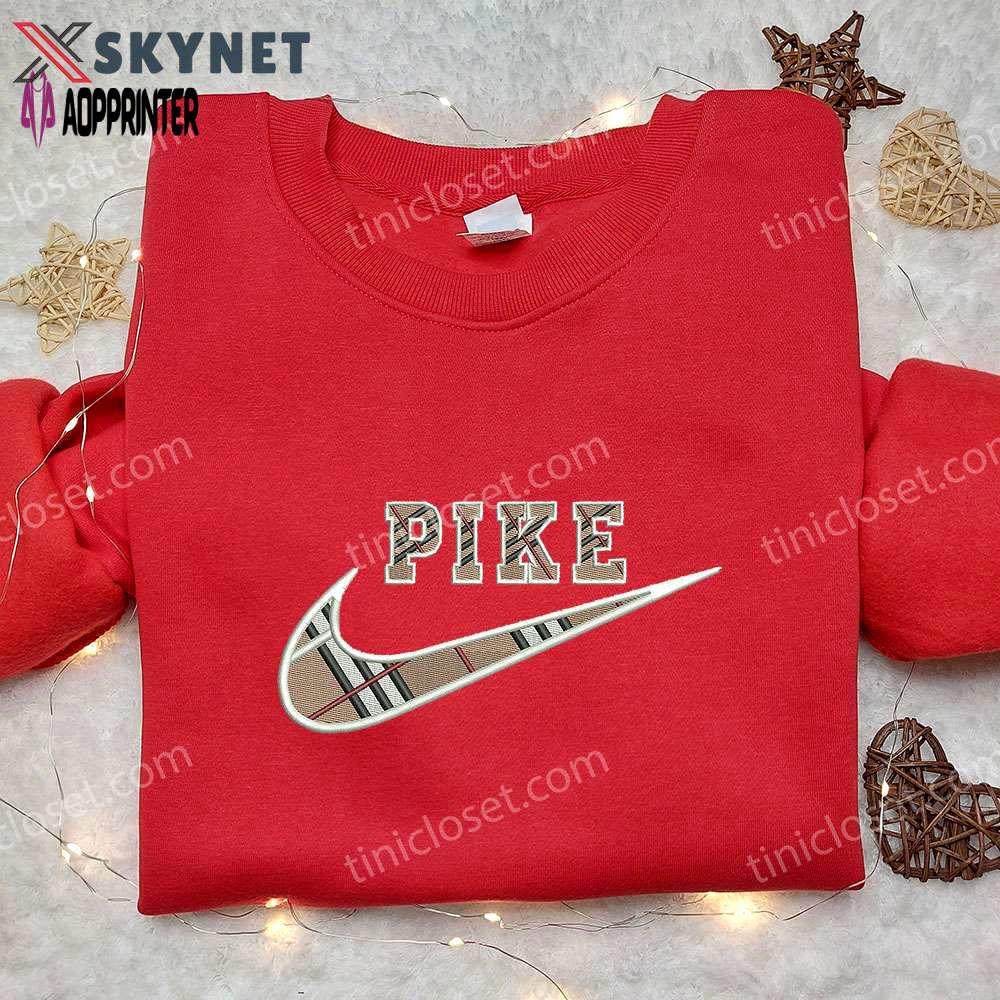 Burberry pike x nike embroidered sweatshirt: brand & nike inspired shirt Embroidered Shirt