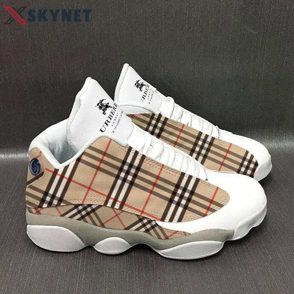 Burberry whites Air Jordan 13 Sneakers Full Size For Fans Shoes Gifts For Men Women