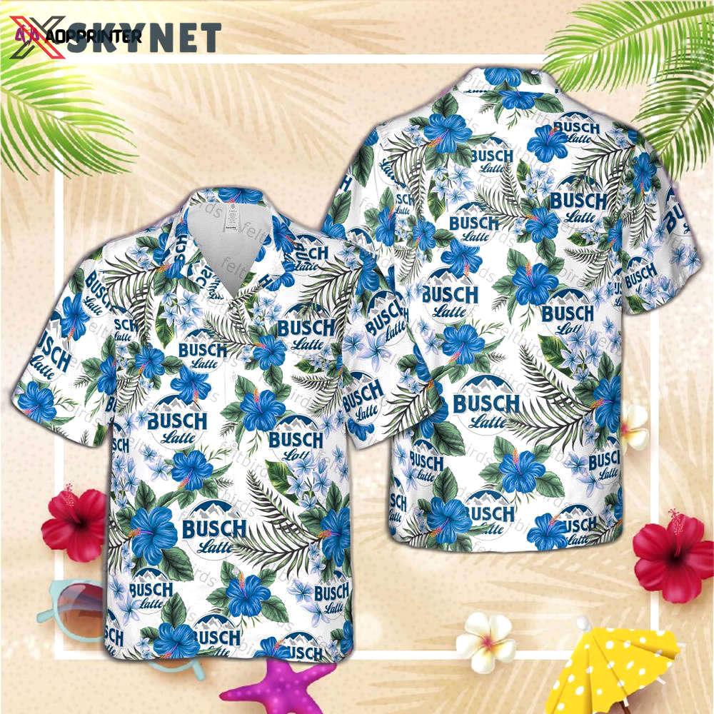 Busch latte beer unisex hawaiian shirt for men women Hawaii Shirt