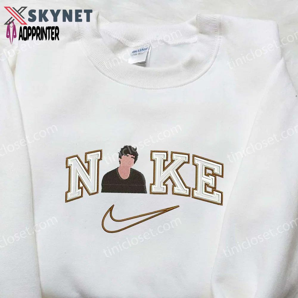 Calum hood x nike embroidered shirt – music inspired nike embroidered shirt Embroidered Shirt