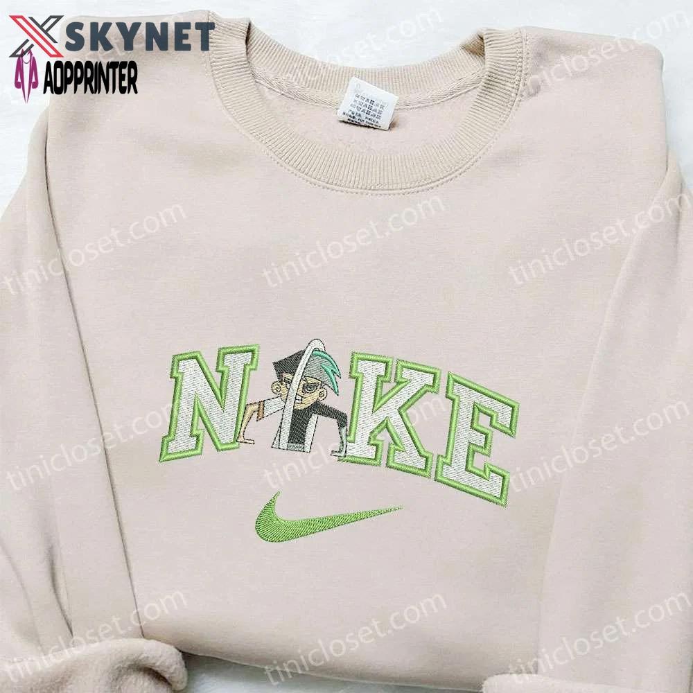 Cartoon embroidered sweatshirt: danny phantom x nike the fairly oddparents nike inspired shirt Embroidered Shirt
