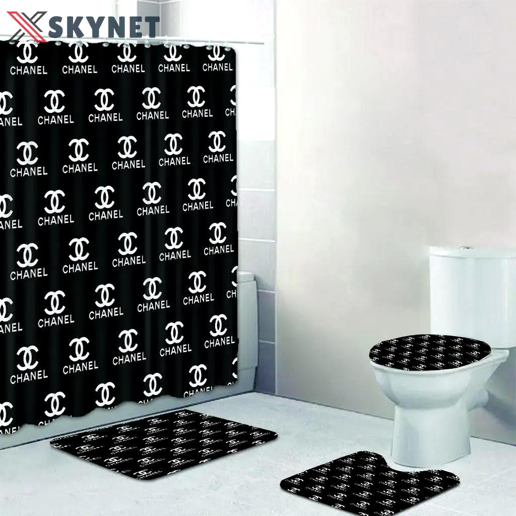 Chanel hypebeast home decor bath mat bathroom sets luxury fashion brand Bathroom Set
